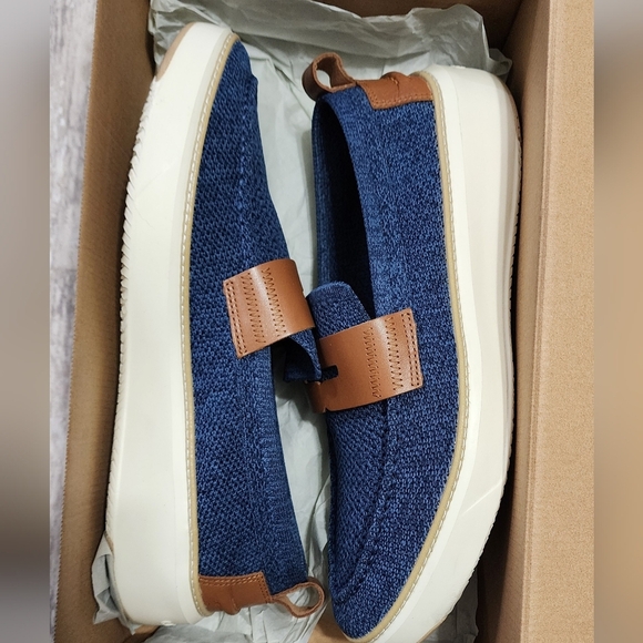 Cole Haan Men's Blue GrandPro Topspin Stitchlite Penny Loafers Shoes Size 11 - Picture 5 of 7